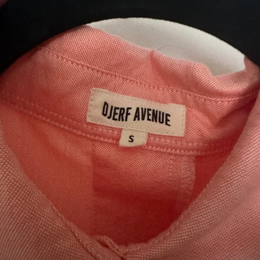 Djerf Avenue Breezy shirt in apricot, size S ~ pre-owned - Picture 4 of 8